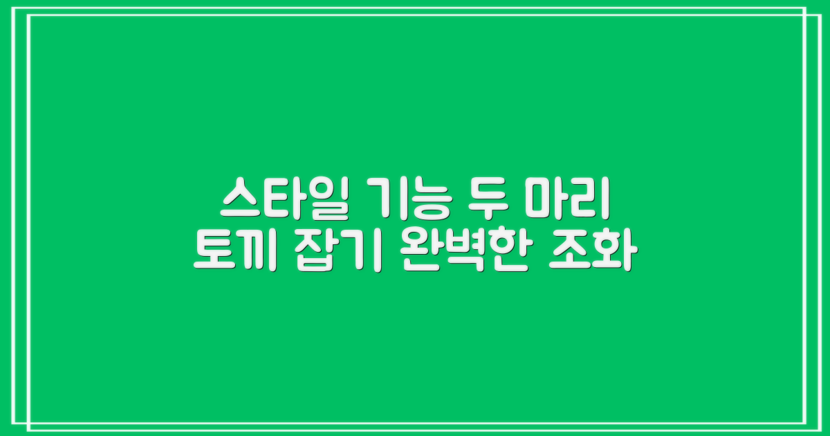 스타일과 기능, 두 마리 토끼