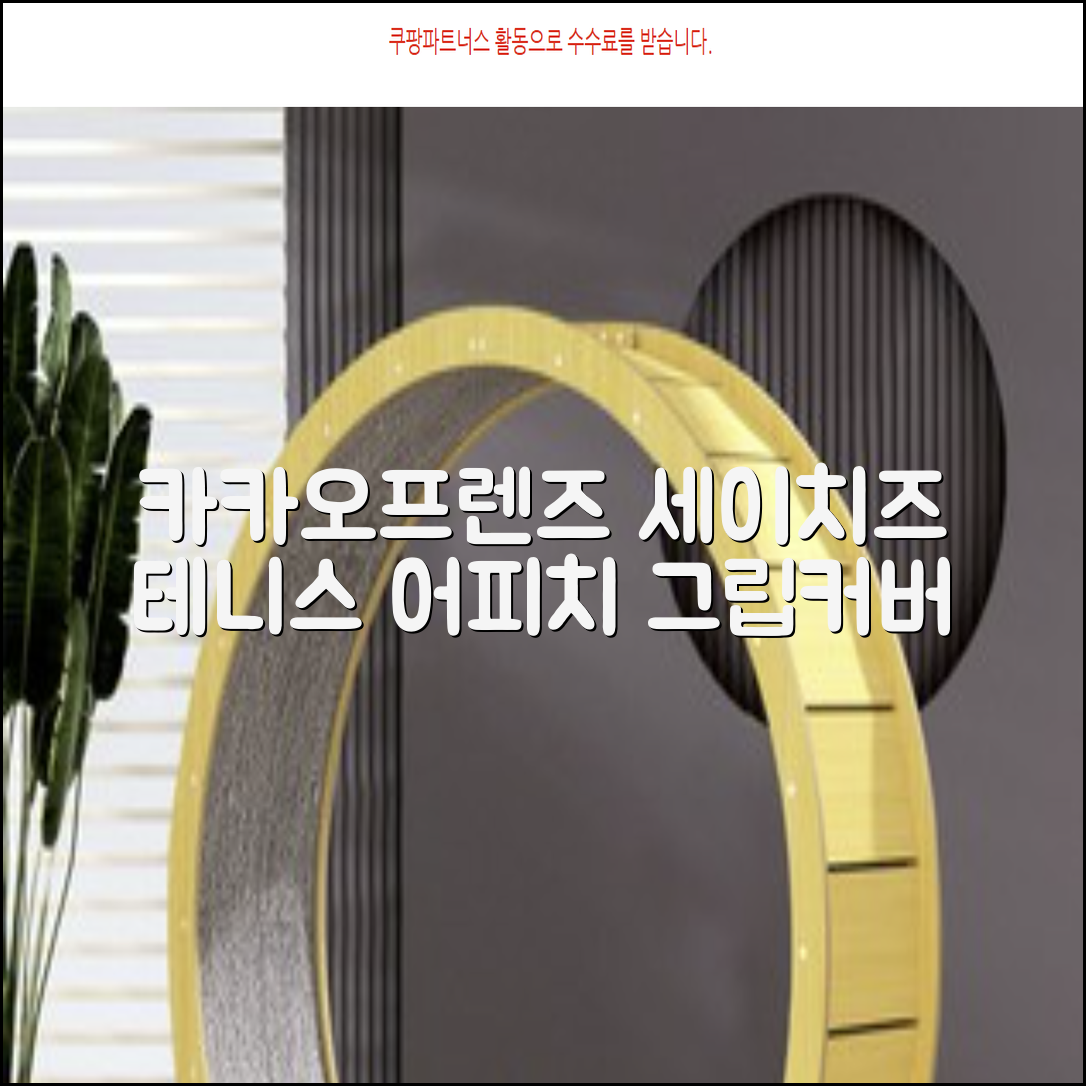 카카오프렌즈 세이치즈 테니스 그립 커버, 어피치, 1개 추천 리뷰